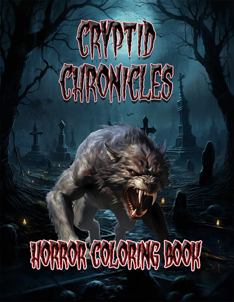 Cryptid Chronicles Coloring Book Cover